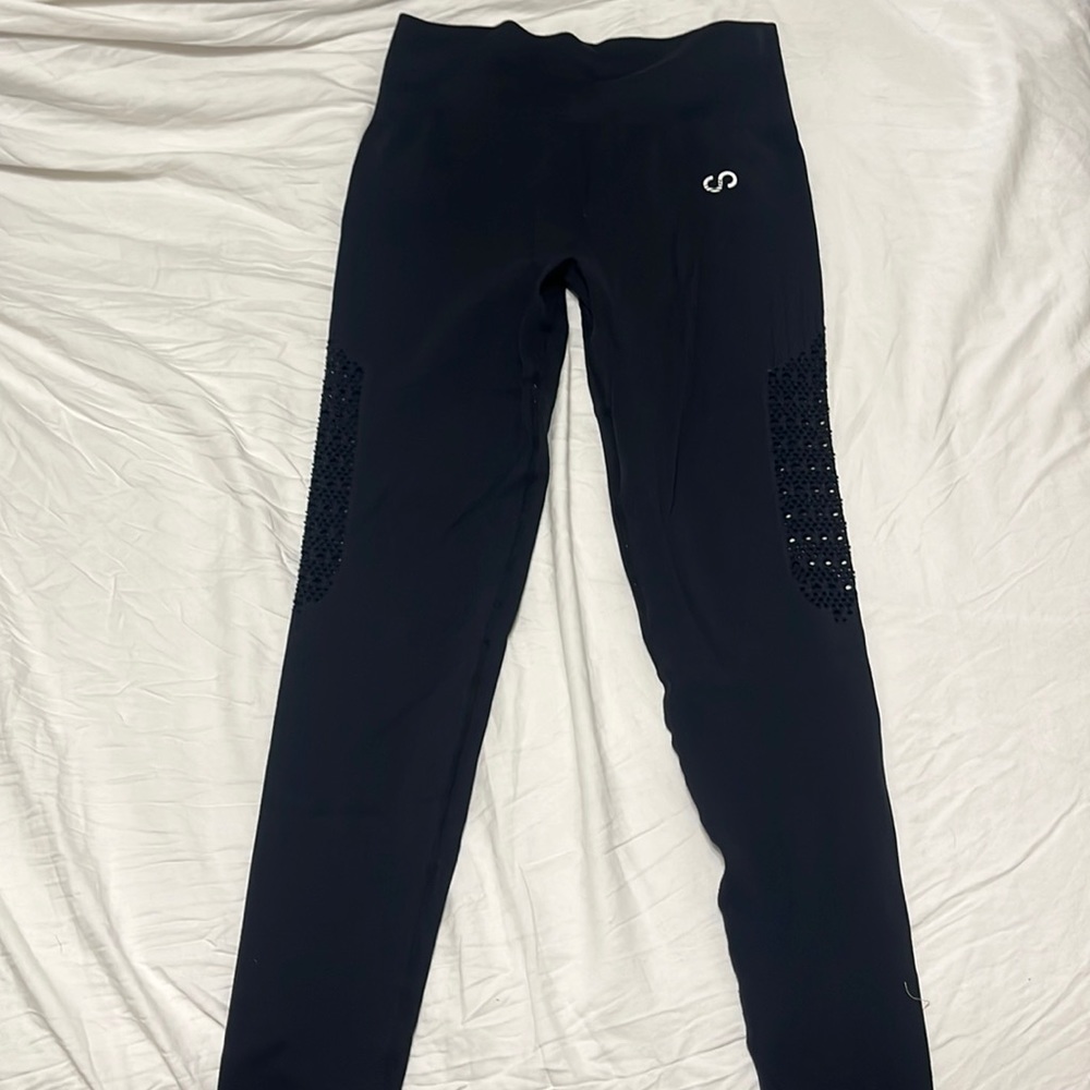 Curves and combat boots cutout detail scrunch leggings